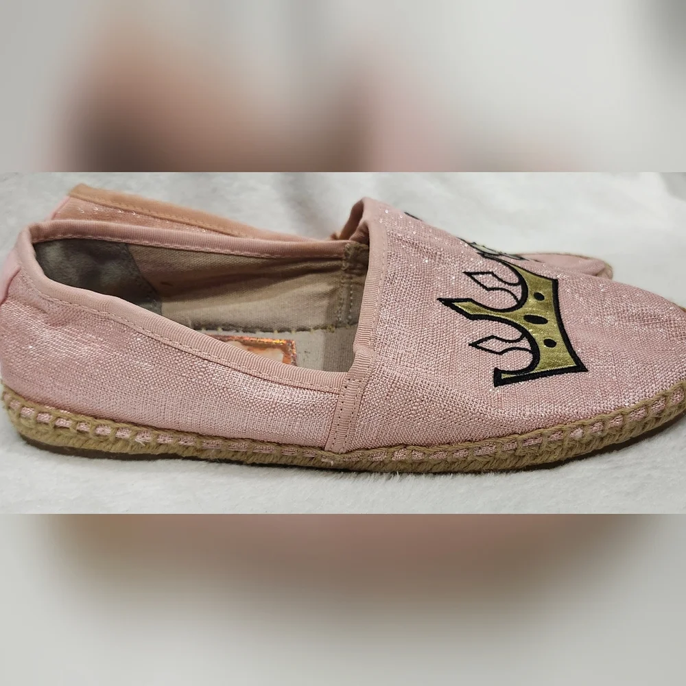 Sam Edelman Circus Leni Queen Bee Pink Espadrille Flats Women's Size 5.5